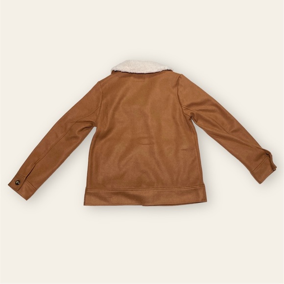 NWT Old Navy Soft-Brushed Sherpa-Trim Jacket - Picture 9 of 15